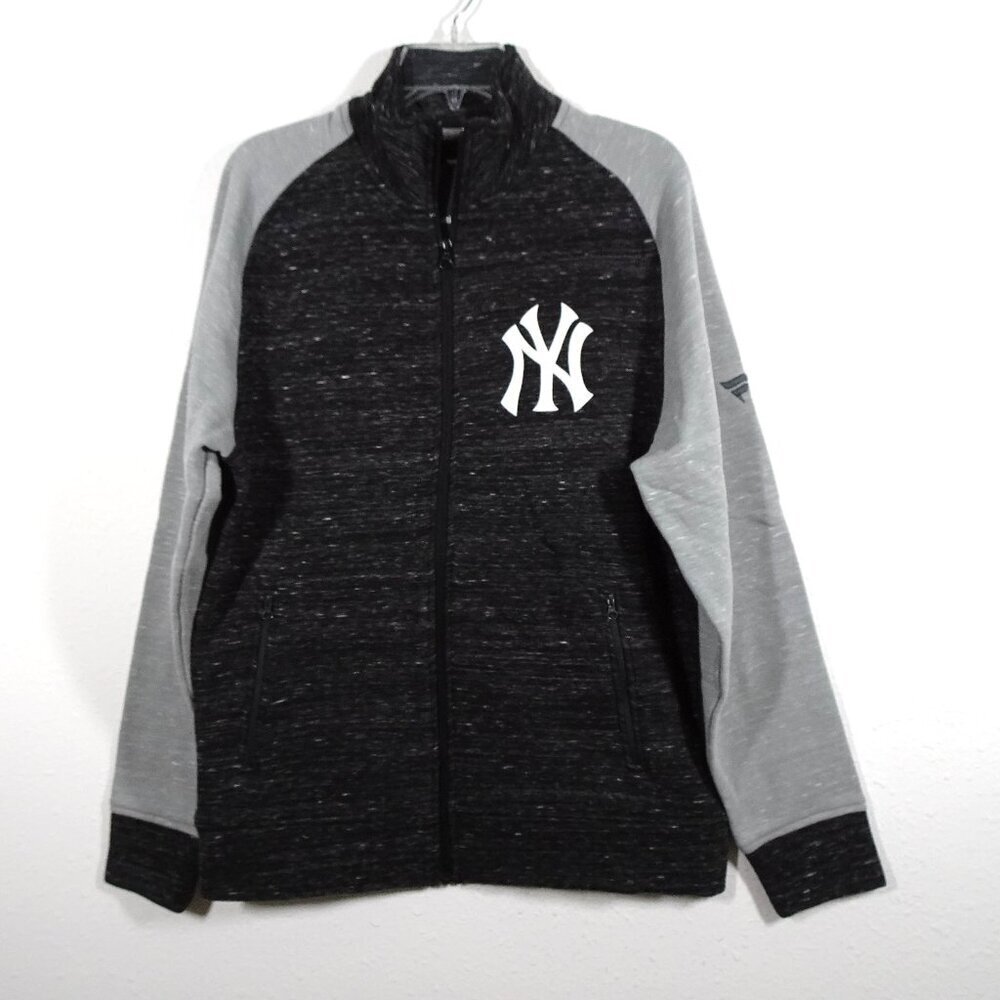 Fanatics New York Yankees Full-Zip Jacket Men's Size M Fan Apparel Gray
